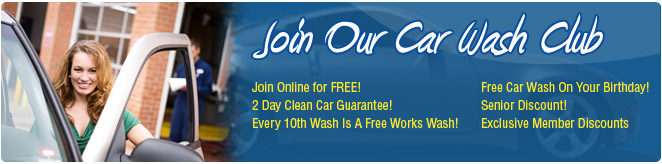 Join Our Wash Club